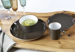 Discount Frühstücksteller Visby | 20,5 cm | dunkelgrau Teller