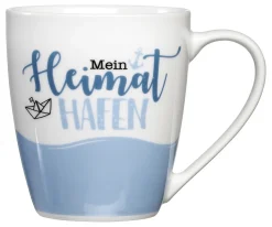 Sale Kaffeebecher Ahoi Heimathafen | 360 ml | weiss Becher