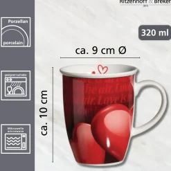 Best Kaffeebecher Amore | 320 ml | rot Becher