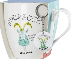 Sale Kaffeebecher Astro Steinbock | 650 ml | mit Schlüsselanhänger Becher