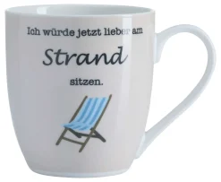 Sale Kaffeebecher Auszeit Strand | 500 ml Becher