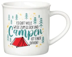 Outlet Kaffeebecher Camping Campen | 360 ml | weiss Becher