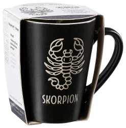 New Kaffeebecher Cosmic Skorpion | 350 ml | schwarz Becher