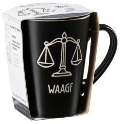 Discount Kaffeebecher Cosmic Waage | 350 ml | schwarz Becher