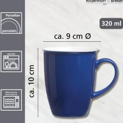 Discount Kaffeebecher Doppio | 320 ml | blau Becher