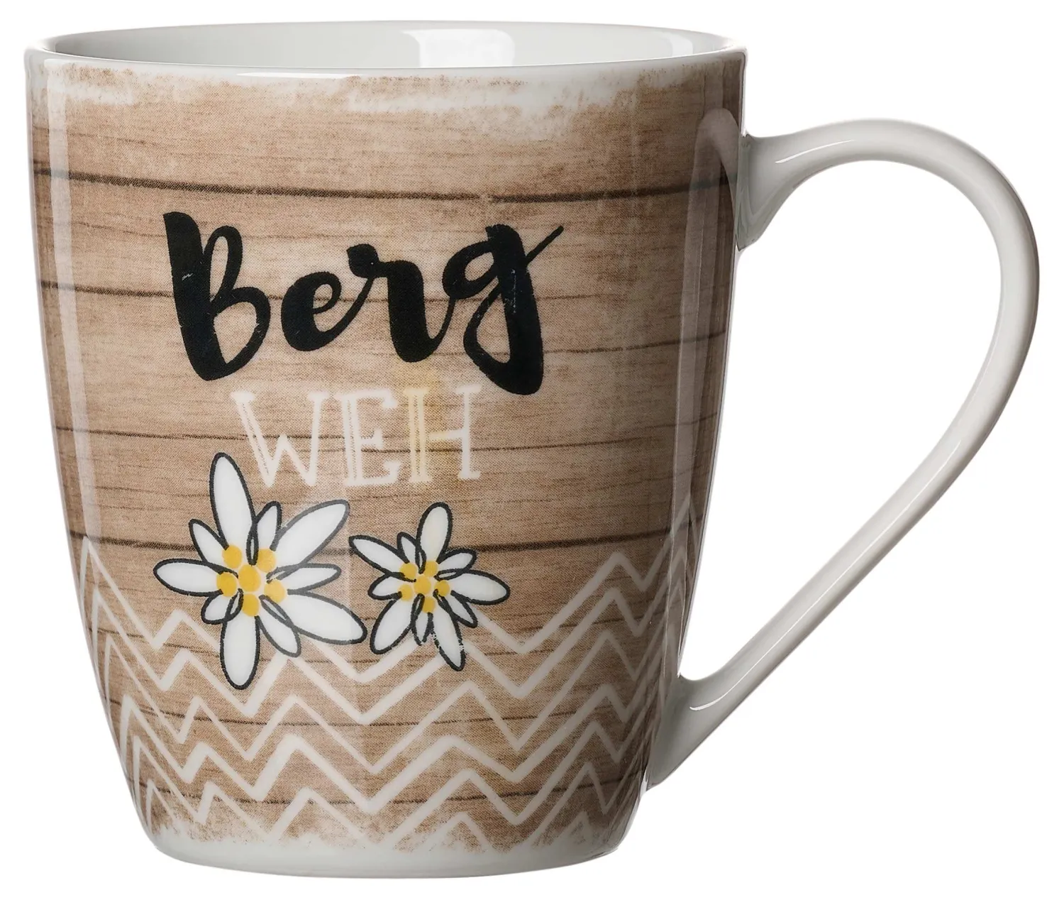 Best Kaffeebecher Enzian Bergweh | 360 ml | braun Becher
