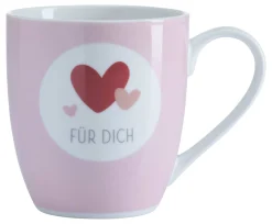 Sale Kaffeebecher Glück Herz | 500 ml Becher