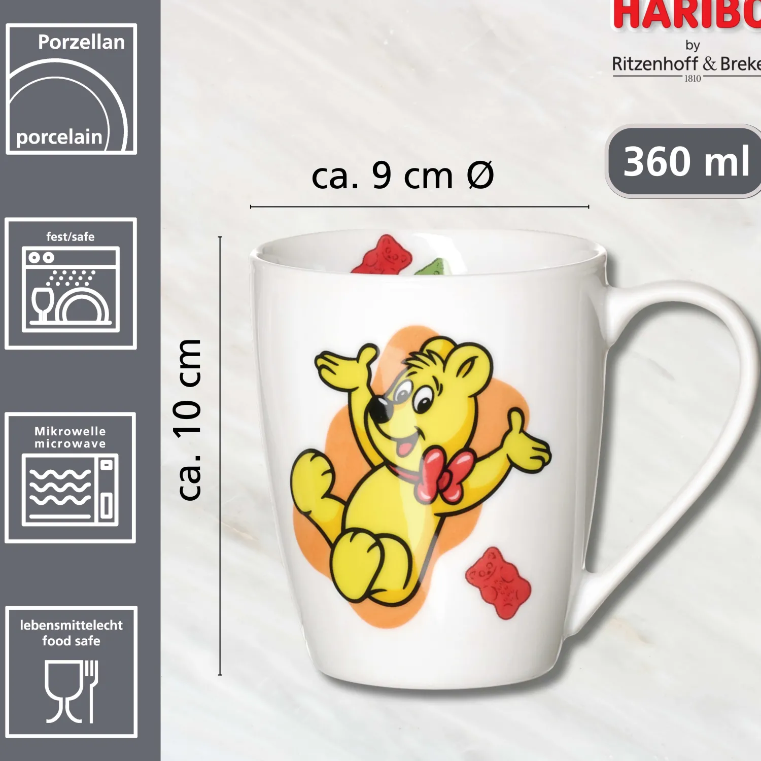 Outlet Kaffeebecher HARIBO Gold Bear | 360 ml Becher