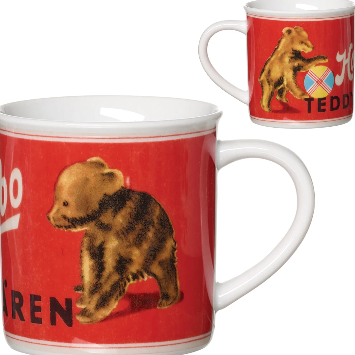 Outlet Kaffeebecher HARIBO Retro | Teddybären | 380 ml Becher