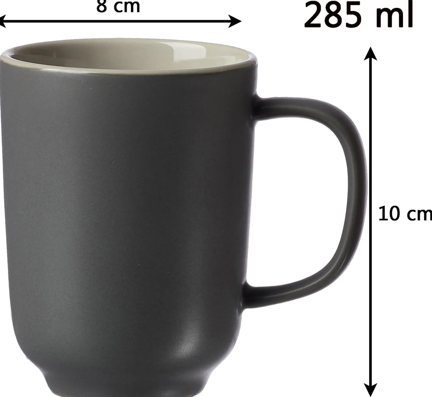 Discount Kaffeebecher Jasper | 285 ml | grau Becher