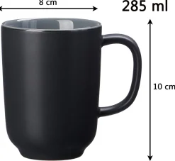 Clearance Kaffeebecher Jasper | 285 ml | schwarz Becher