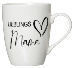 Discount Kaffeebecher Lieblingsmama | 310 ml | weiss Becher