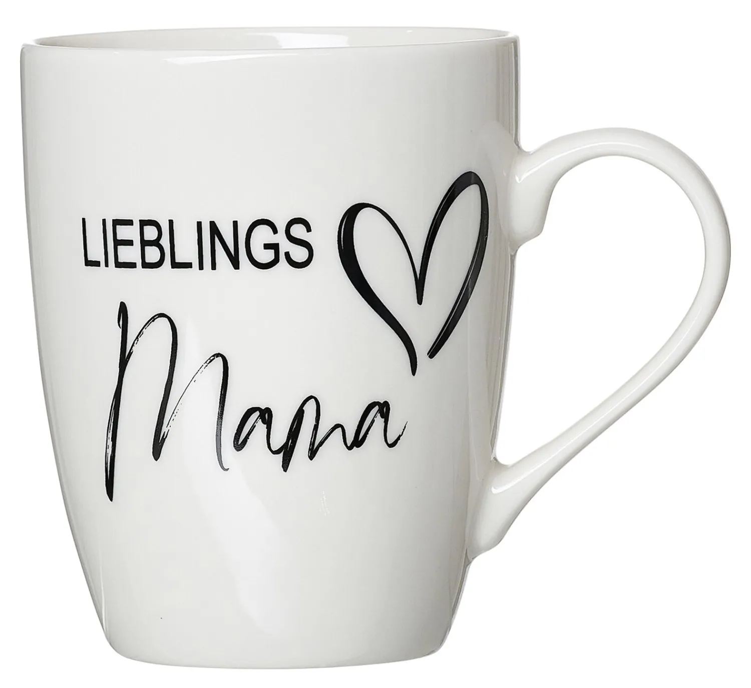 Discount Kaffeebecher Lieblingsmama | 310 ml | weiss Becher