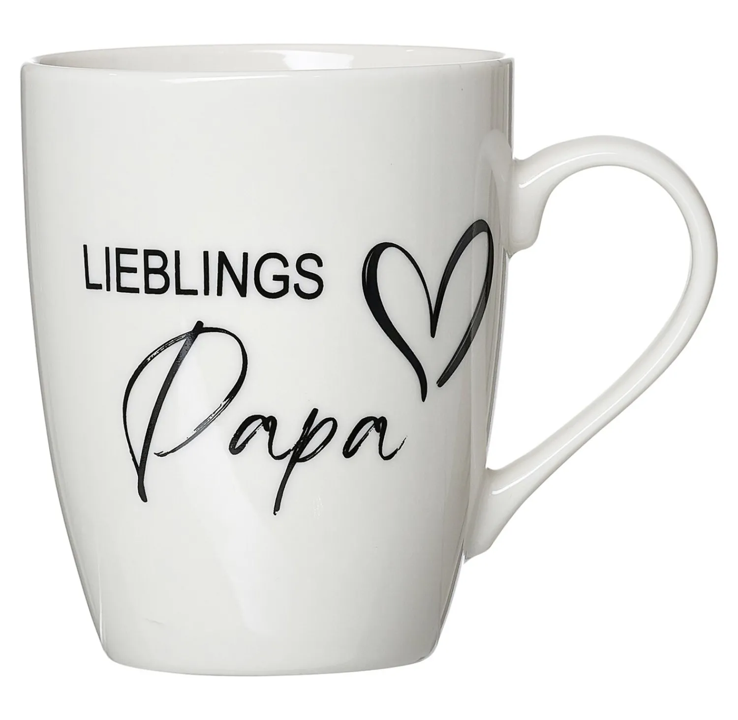 Kaffeebecher Lieblingspapa | 310 ml | weiss Becher