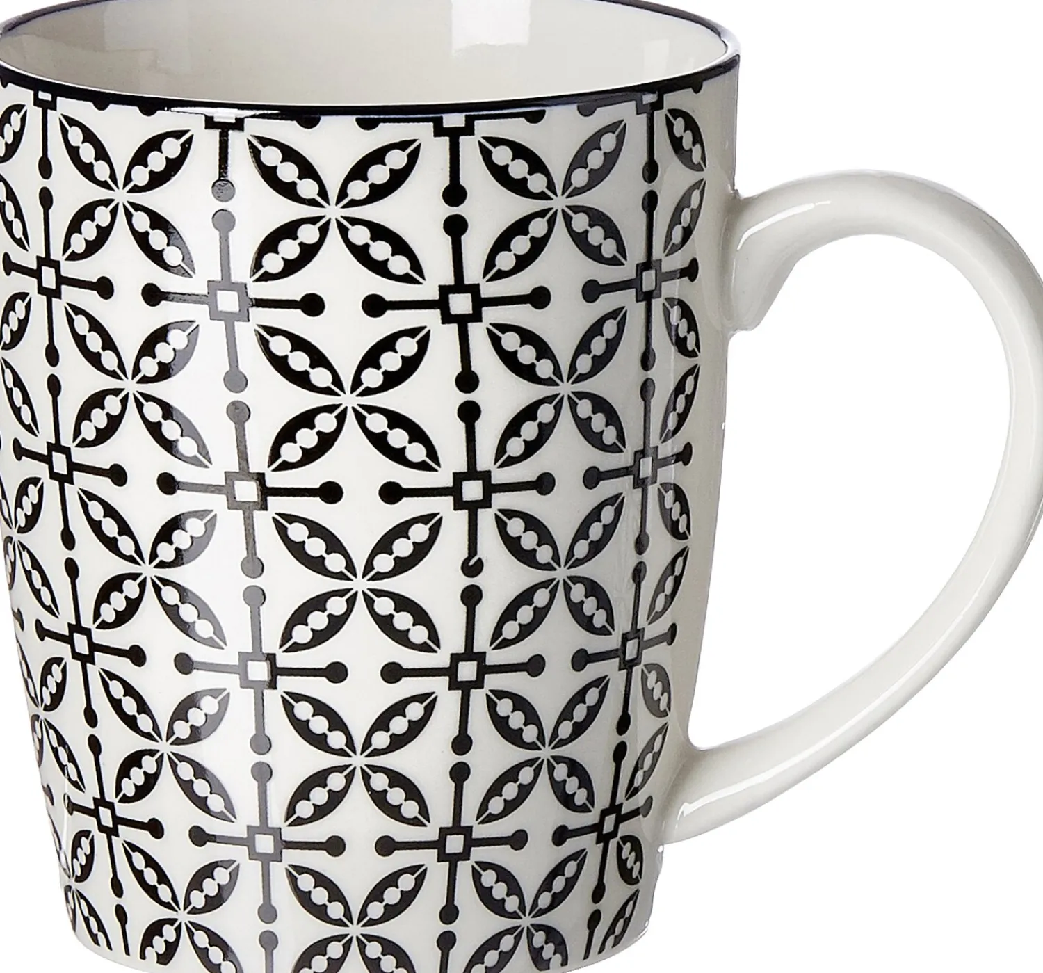 Outlet Kaffeebecher Takeo Leaves | 350 ml | schwarz Becher