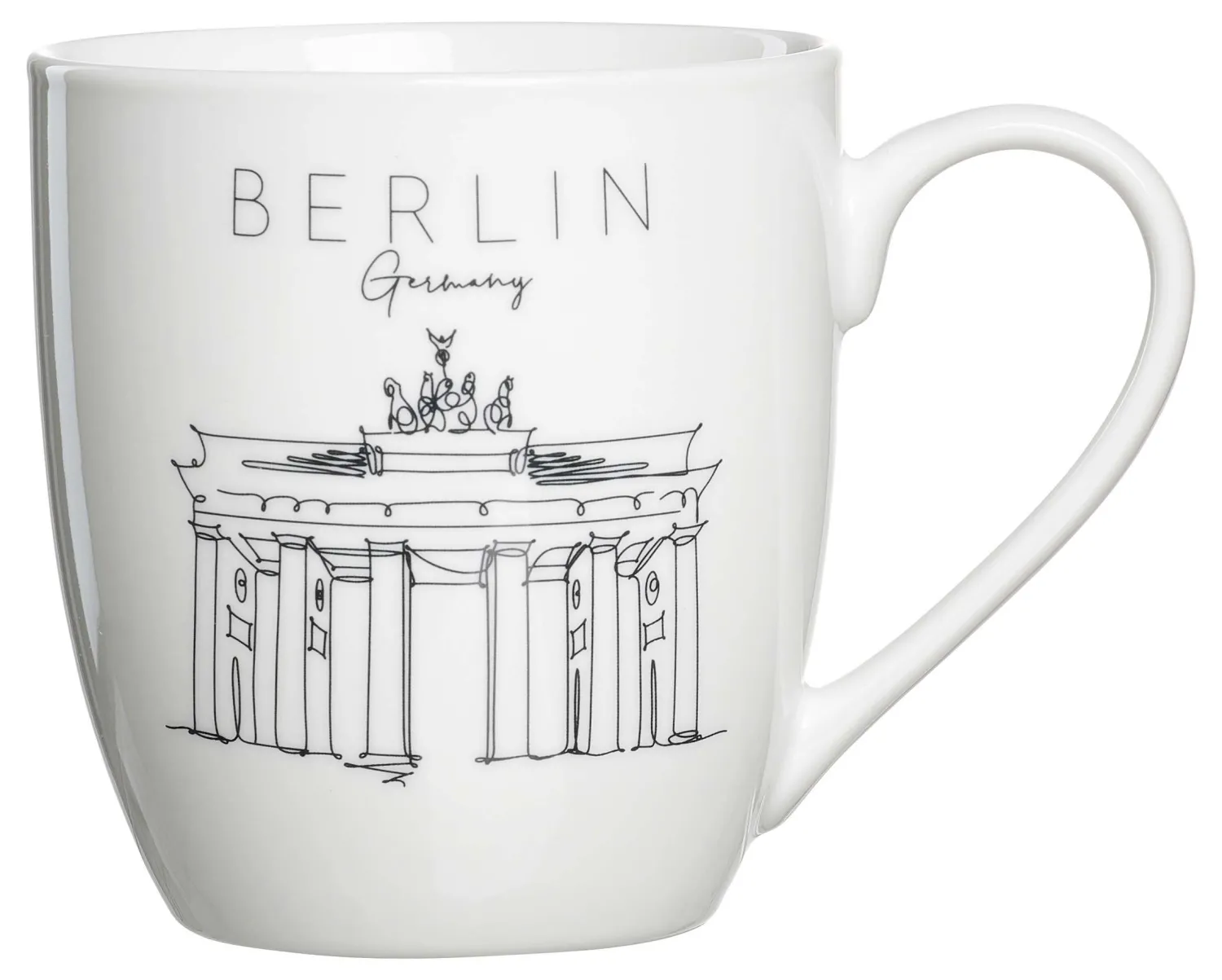 Outlet Kaffeebecher Travel Berlin | 500 ml | weiss Becher