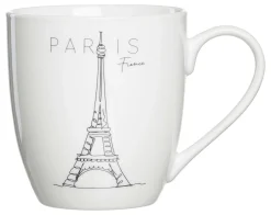 Clearance Kaffeebecher Travel Paris | 500 ml | weiss Becher