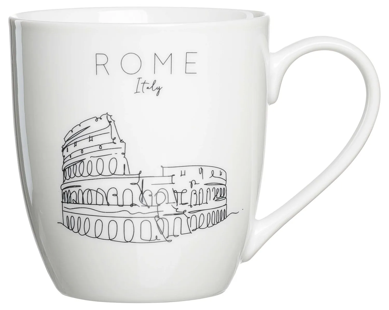 Kaffeebecher Travel Rom | 500 ml | weiss Becher