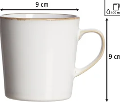 Outlet Kaffeebecher Visby | 400 ml | weiss Becher