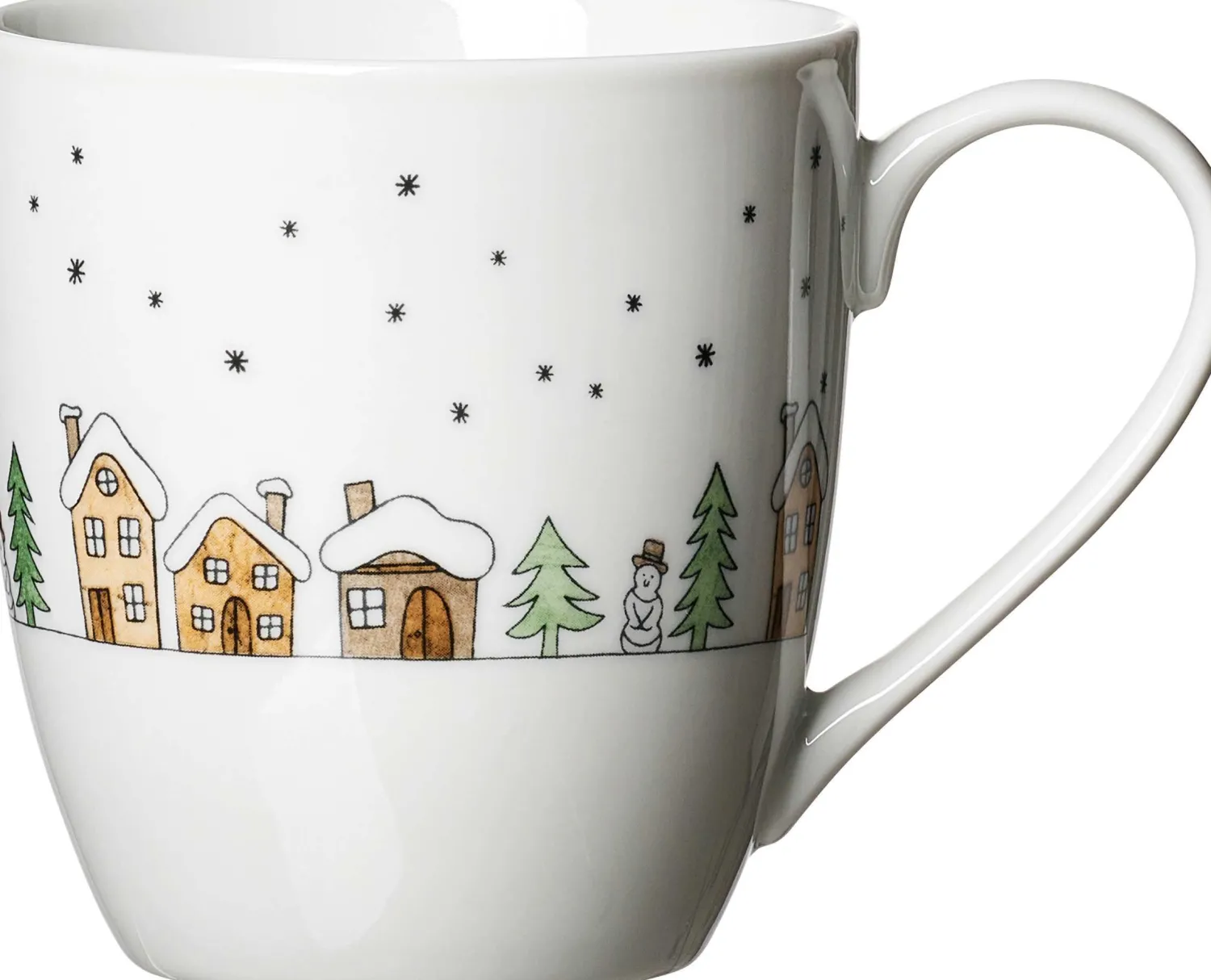 Online Kaffeebecher Winterdorf | 500 ml Becher