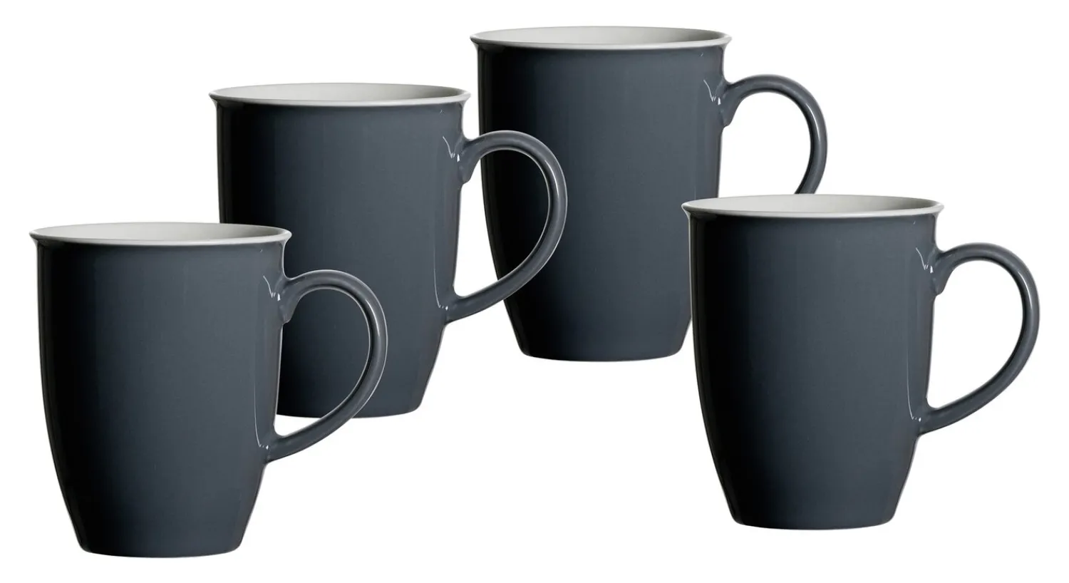 Discount Kaffeebecher-Set Doppio | 4-teilig | 320 ml | anthrazit Becher
