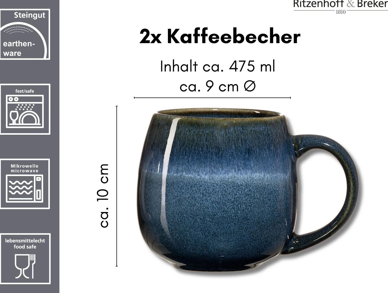 Sale Kaffeebecher-Set Lagom | 2-teilig | 475 ml Becher