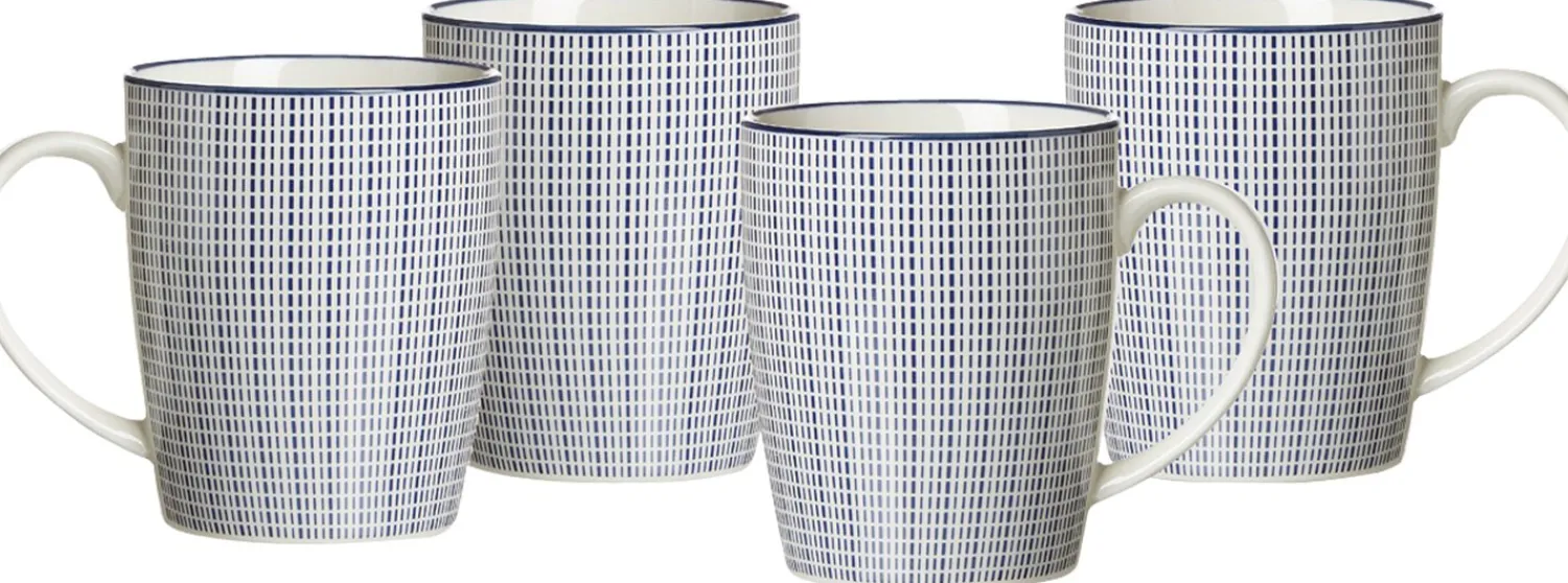 Discount Kaffeebecher-Set Royal Makoto | 4-teilig | 350 ml | blau Becher