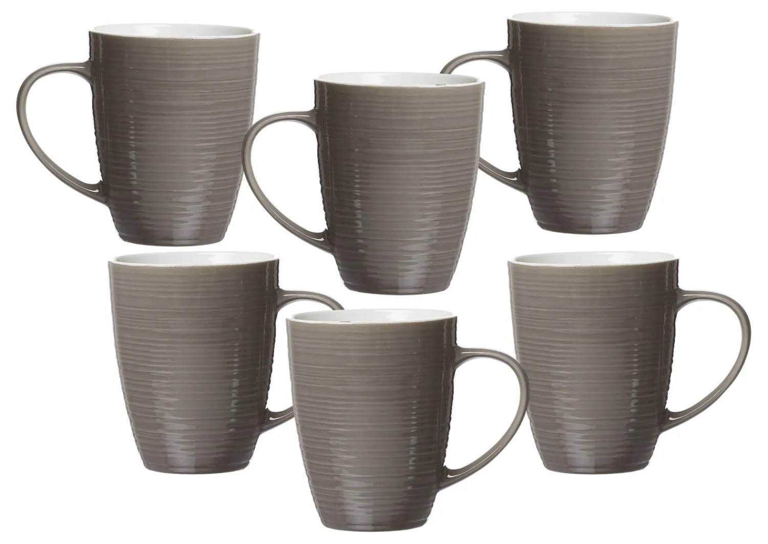 Kaffeebecher-Set Suomi | 6-teilig | 310 ml | taupe Becher