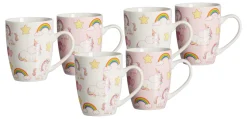 Outlet Kaffeebecher-Set Unicorn | 6-teilig | 350 ml Set