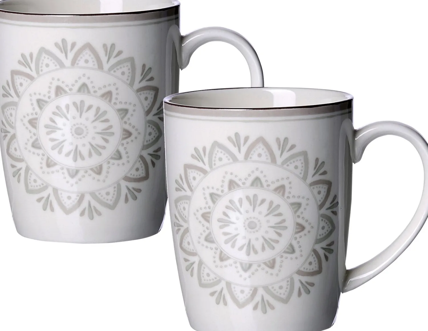 Sale Kaffeebecher-Set Valencia | 2-teilig | 350 ml | weiss Becher