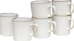 Hot Kaffeebecher-Set Visby | 6-teilig | 400 ml | weiss Becher