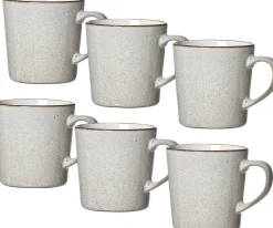Discount Kaffeebecher-Set Visby | 6-teilig | 400 ml | grau Becher