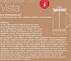 Best Kaffeebereiter Vista | 800 ml French Press