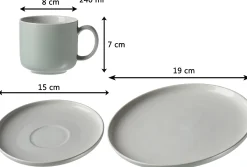 Hot Kaffeeservice Jasper | 12-teilig | mint Service