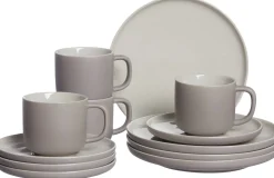 Outlet Kaffeeservice Jasper | 12-teilig | taupe Service