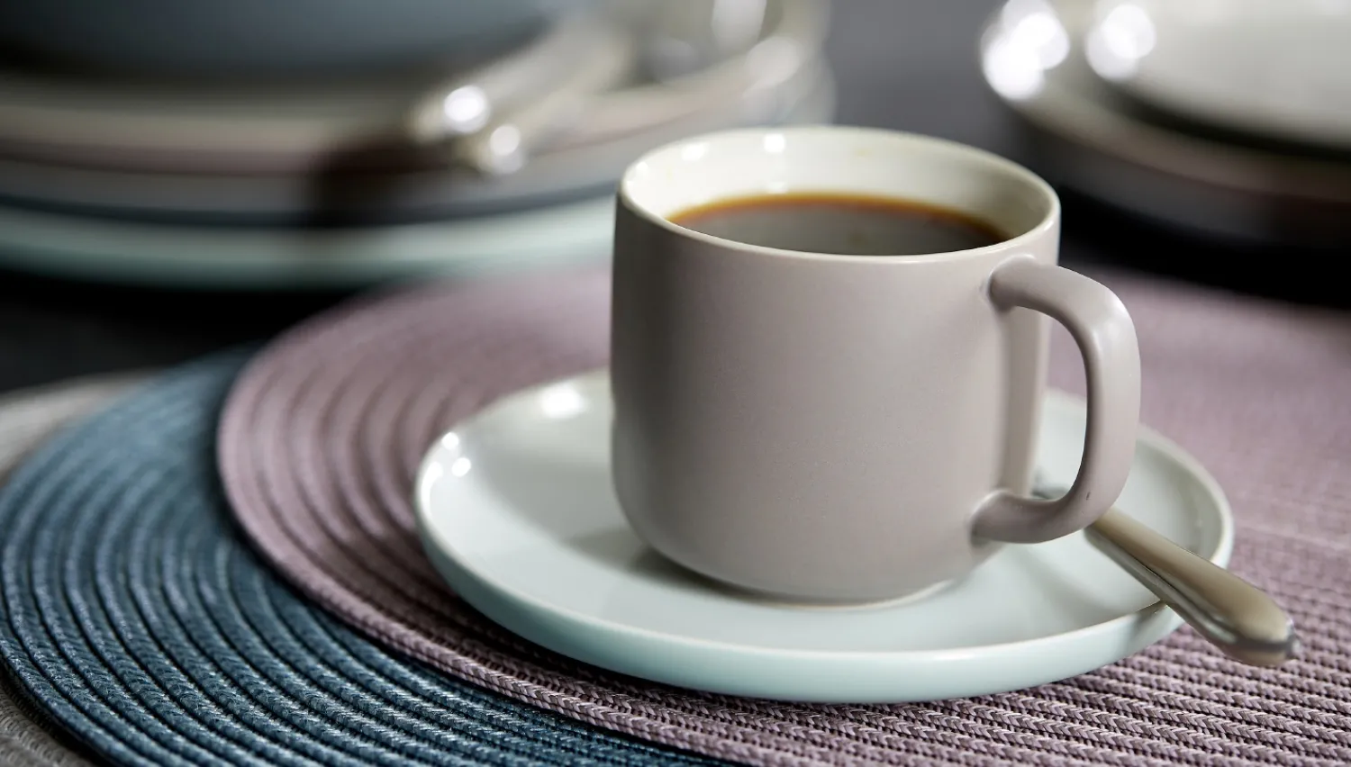 Outlet Kaffeeservice Jasper | 12-teilig | taupe Service