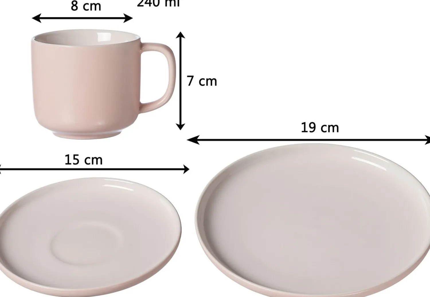 Online Kaffeeservice Jasper | 12-teilig | rose Service