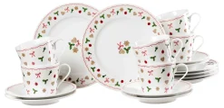 Hot Kaffeeservice Lebkuchen | 18-teilig | weiss Set