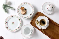 Hot Kaffeeservice Lebkuchen | 18-teilig | weiss Set