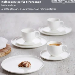 Outlet Kaffeeservice Skagen | 18-teilig | weiss Service