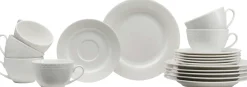 Outlet Kaffeeservice Sofia | 18-teilig | weiss Service