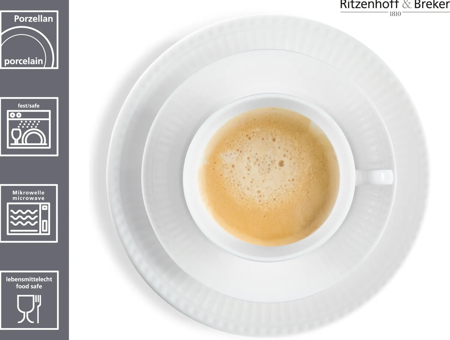 Outlet Kaffeeservice Sofia | 18-teilig | weiss Service