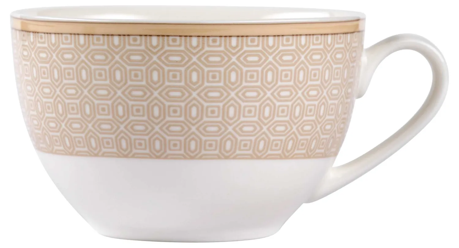 Kaffeetasse Geo | 250 ml | weiss Obertasse