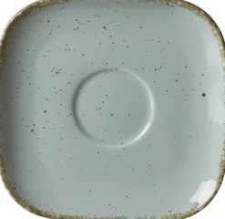 Clearance Kaffeeuntertasse Casa | 13,5 cm | blau | quadratisch Untertasse