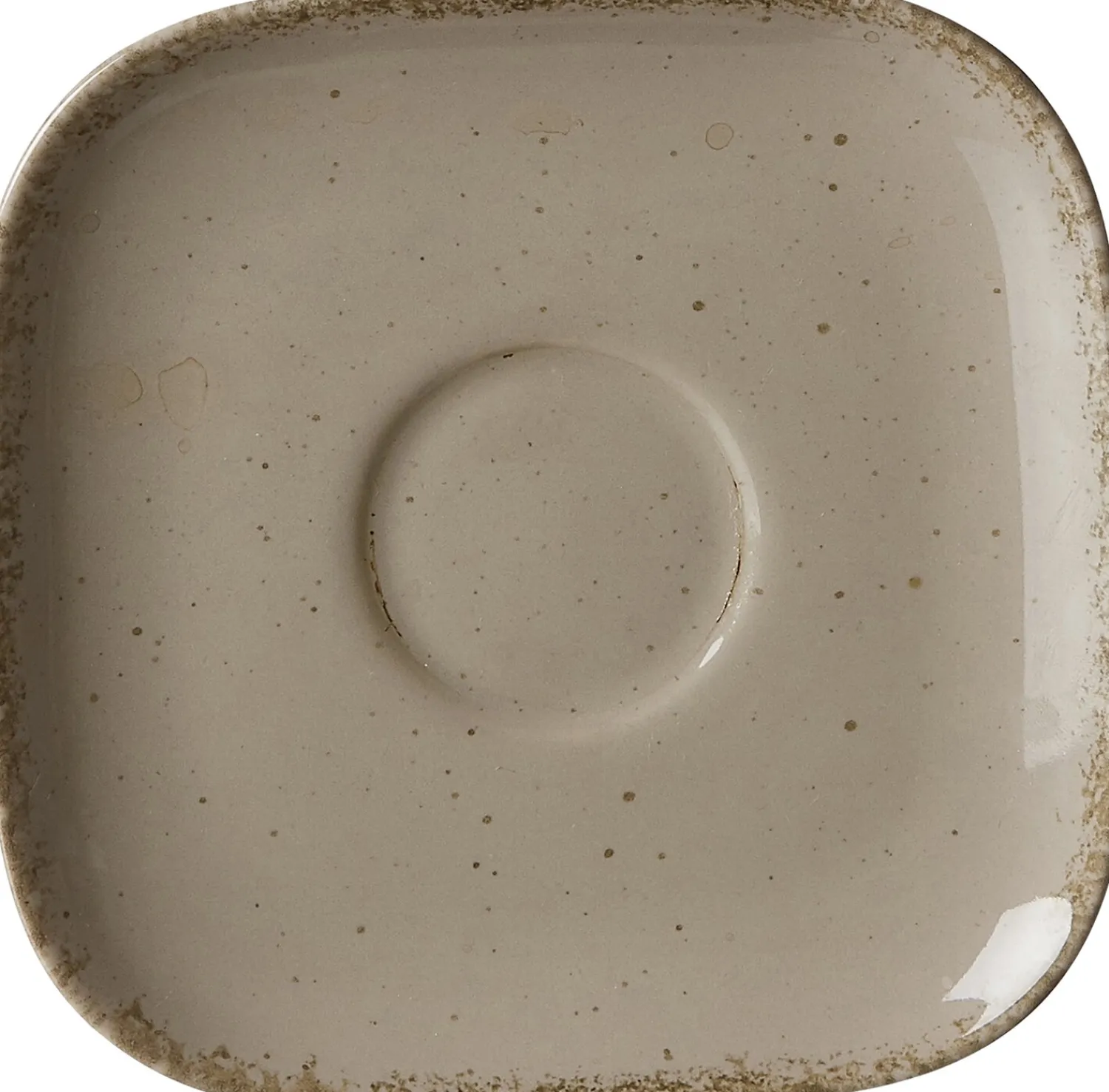 Kaffeeuntertasse Casa | 13,5 cm | grau | quadratisch Untertasse