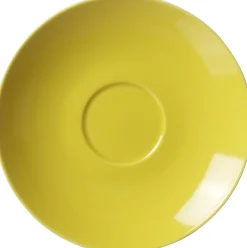 Clearance Kaffeeuntertasse Doppio | 16 cm | gelb Untertasse