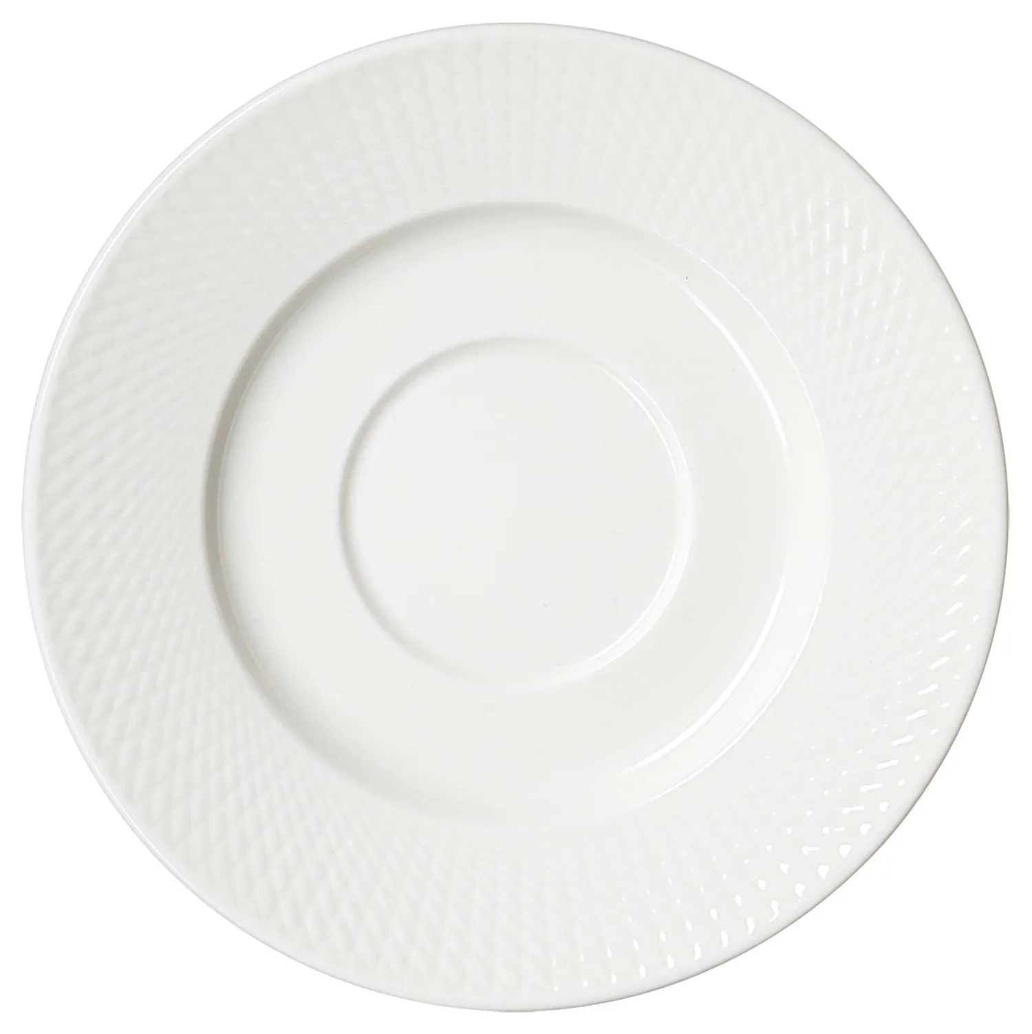 Kaffeeuntertasse Saphir | 15,5 cm | weiss Untertasse