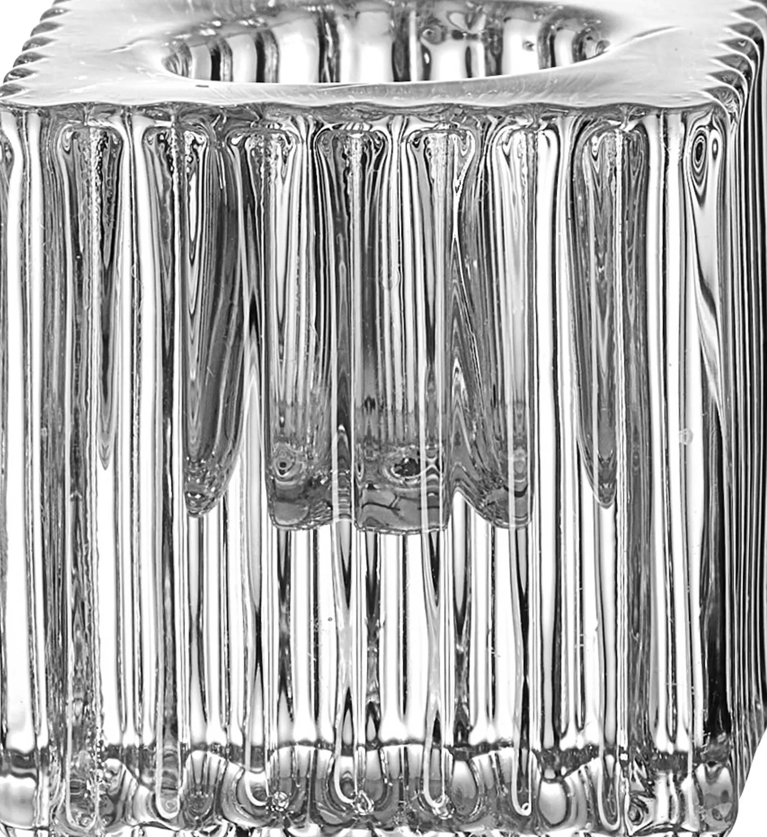 Kerzenhalter Candela | 4 x 4 x 4 cm | Relief Kerzen- & Teelichthalter