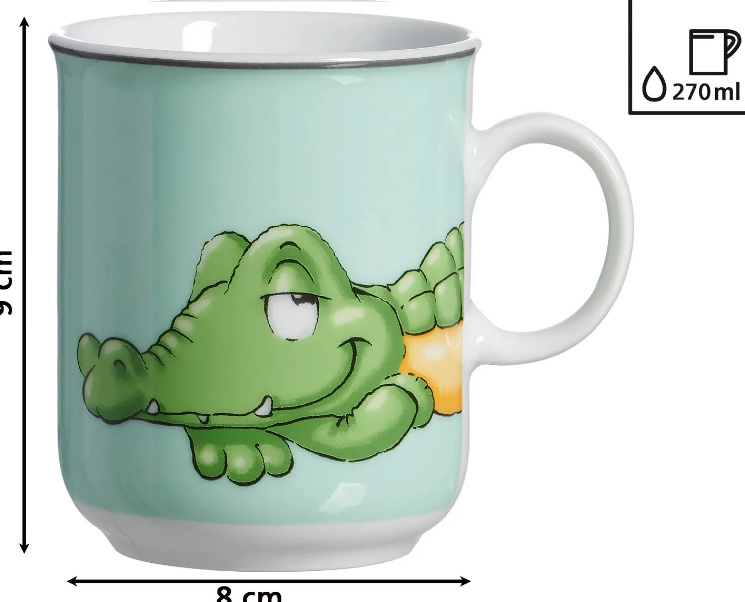 New Kinderbecher Happy Zoo Koko | 270 ml | türkis Becher|Kinder