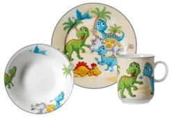 Outlet Kindergeschirr-Set Dino | 3-teilig Set|Kinder